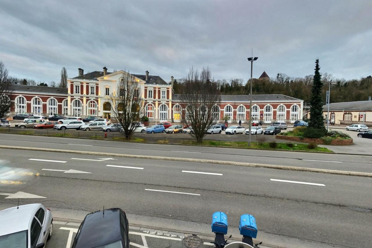 Superbe Studio 3 Face Gare Évreux Esterno foto
